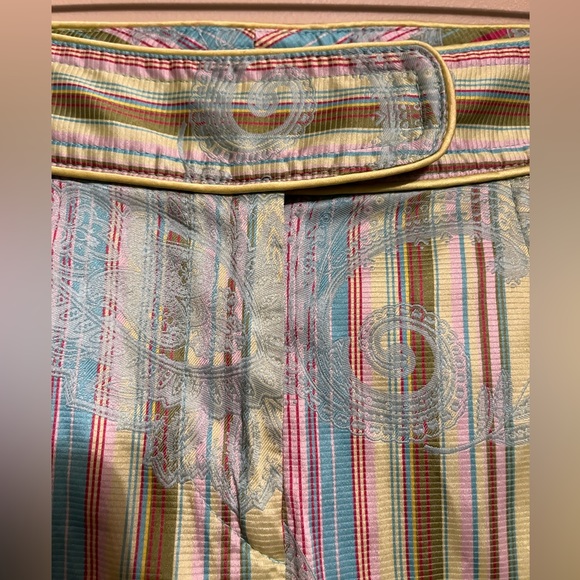 Cynthia, Cynthia Steffe vintage paisley & striped pants size 4, retail $220 - Picture 5 of 17